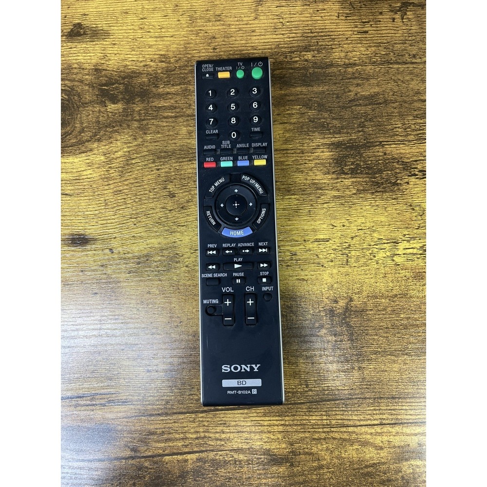 GENUINE SONY RMT-B102A BLU-RAY DVD PLAYER REMOTE - BDP-S350 BDP-S350B‎